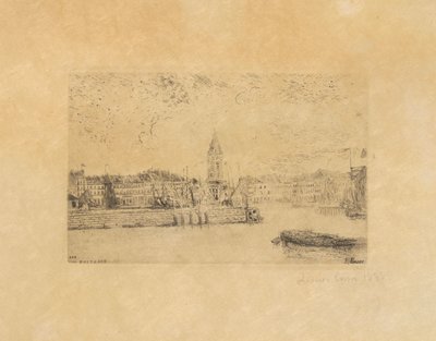 Vista de Ostende a leste de James Ensor