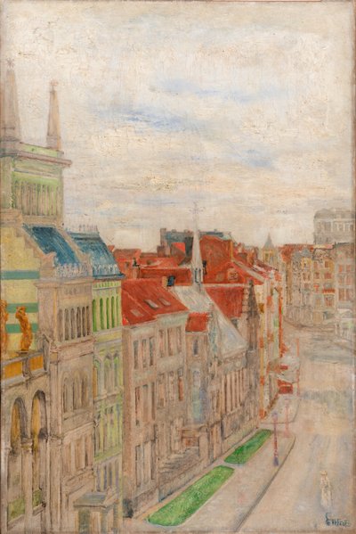 Vista da Van Iseghemlaan de James Ensor