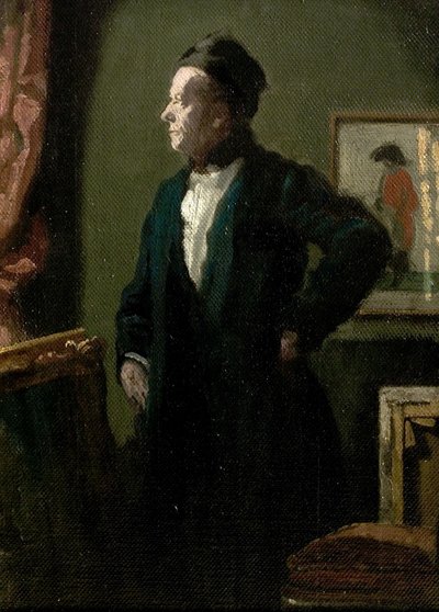 Auto-retrato como "Scarron" de James Ferrier Pryde