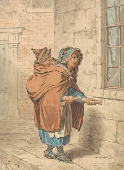 Um criador da London Street de James Gillray