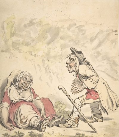 Cymon e Ifigênia, 1796. de James Gillray