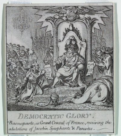 "Democracia, ou um Esboço de de James Gillray