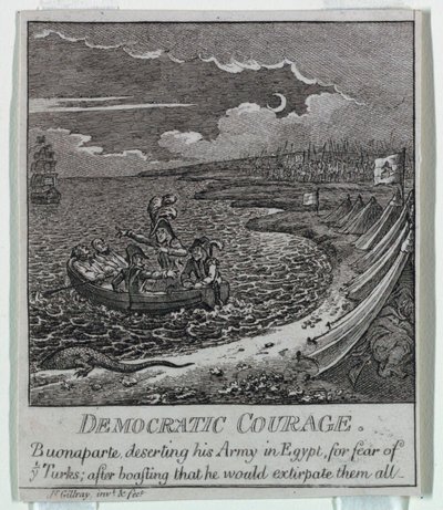 "Democracia, ou um Esboço de de James Gillray