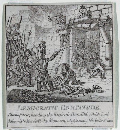 "Democracia, ou um Esboço de de James Gillray