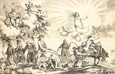 Eclesiástico e Político, Estado da Nação de James Gillray