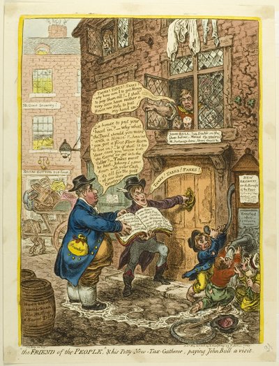 Amigo do povo de James Gillray