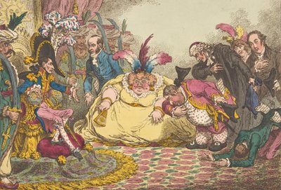 Introdução de Citizen Volpone & His Suite, em Paris.-Vide, The Moniteur, & ..., 15 de novembro de 1802. de James Gillray