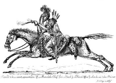 Chefe Mameluke, 1798. de James Gillray