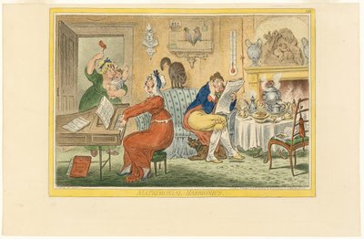 Harmónicas matrimoniais (Reto) de James Gillray
