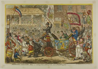 Eleições em Middlesex de James Gillray