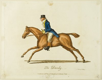 O Dandy de James Gillray