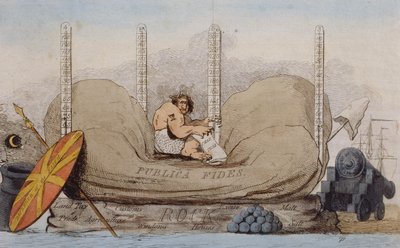 O Incubus 1784 (gravura colorida à mão) de James Gillray