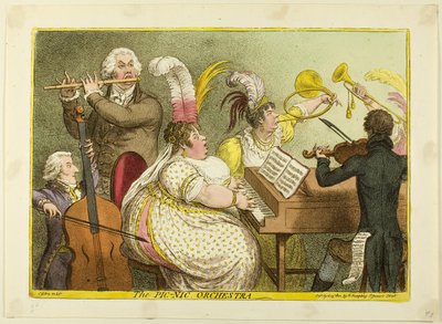 A Orquestra Pic-Nic de James Gillray