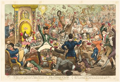 O Clube União de James Gillray