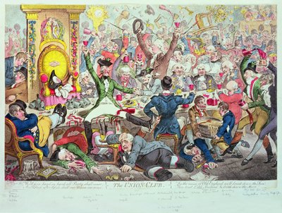 O Clube União de James Gillray