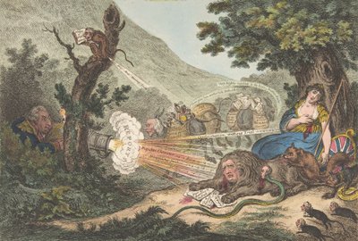 The Wounded Lion, 16 de Julho de 1805., 16 de Julho de 1805. de James Gillray