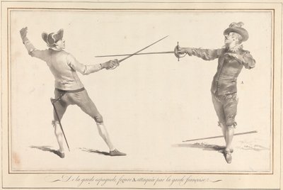 Da Guarda Espanhola, Figura A A Atacado pela Guarda Francesa de James Gwin