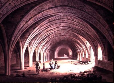 O Claustro da Abadia de Fountains de James Halfpenny