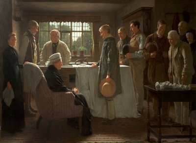O velho mestre, 1883 de James Hayllar