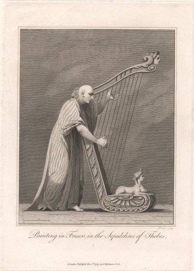 Pintura nos sepulcros de Tebas de James Heath
