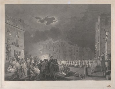 O motim em Broad Street a sete de junho de 1780 de James Heath