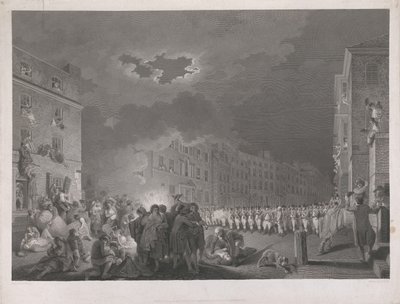 O motim em Broad Street a sete de junho de 1780 de James Heath