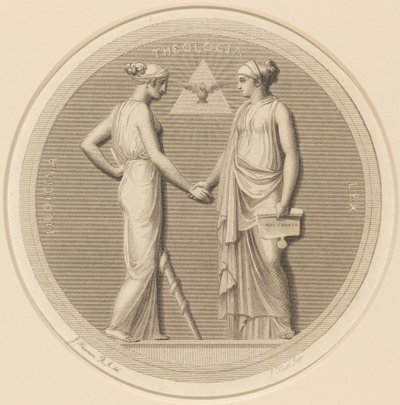 Medicina - Teologia - Lex de James Heath after John Flaxman