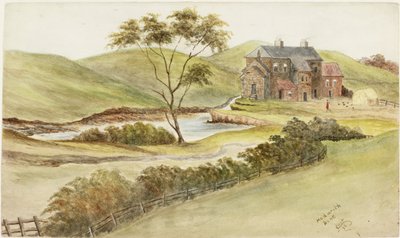 Hedworth Dene (aguarela e bodycolour e tinta no papel) de James Henry Cleet