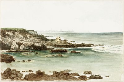 Perto de Marsden, Looking North (aquarela e bodycolour no papel) de James Henry Cleet