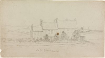 Old Workhouse, Ocean Road (lápis no cartão) de James Henry Cleet