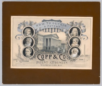 Design para uma gravura de meio-tom: como obter uma patente, Copp & Co. Patent Attorneys, Washington, D.C. de James Henry Moser