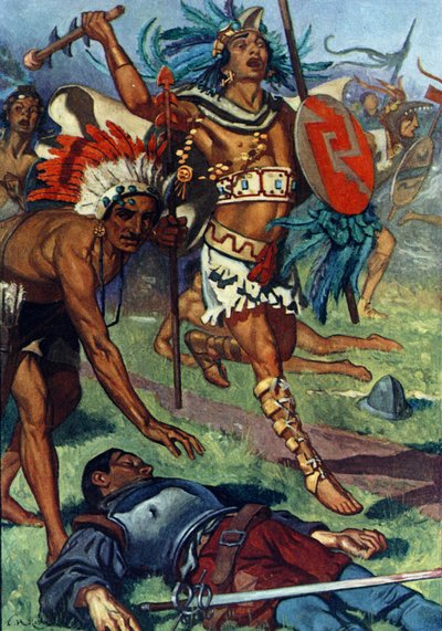 De novo e de novo eles voltaram para o ataque de James Henry Robinson