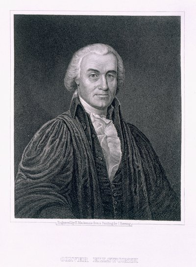 Oliver Ellsworth, gravado por E. Mackenzie de James Herring