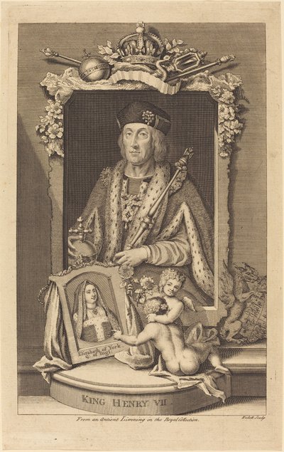 Rei Henrique VII de James Hulett after George Vertue