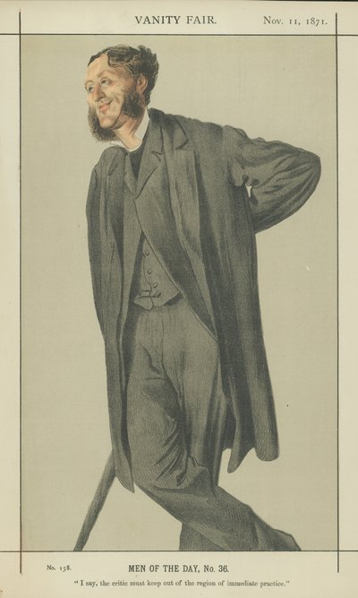 Sr. Matthew Arnold (cor litho) de James Jacques Joseph Tissot