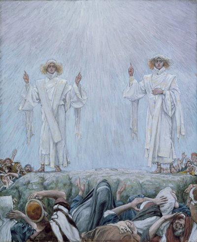 A ascensão, ilustração para a vida de Cristo, c.1884-96 (wc e guache no cartão) de James Jacques Joseph Tissot