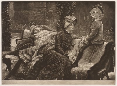 O banco de jardim de James Jacques Joseph Tissot
