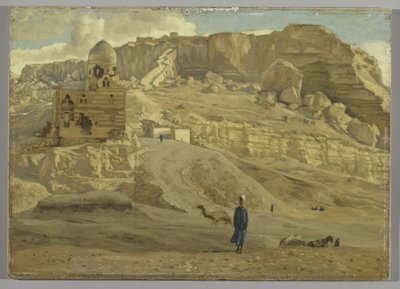 O Mokattam da Cidadela do Cairo, ilustração da Vida de Nosso Senhor Jesus Cristo de James Jacques Joseph Tissot