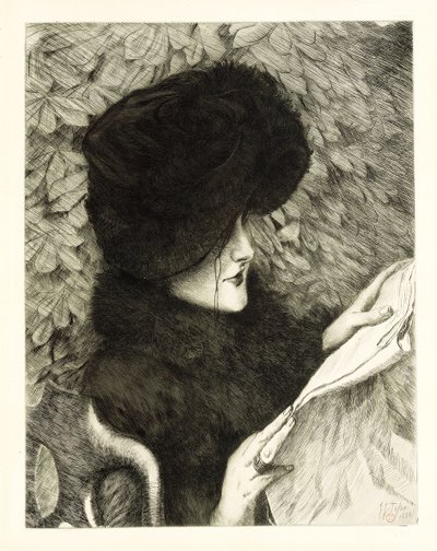 O jornal, 1883 de James Jacques Joseph Tissot