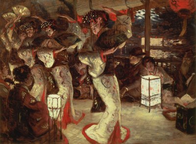 O filho pródigo na vida moderna: em climas estrangeiros, c.1882 (esboço preparatório) de James Jacques Joseph Tissot
