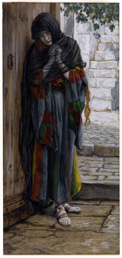 A Madalena Arrependida (wc no papel) de James Jacques Joseph Tissot