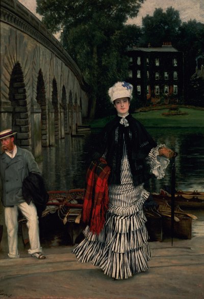 O retorno da viagem de barco, 1873 de James Jacques Joseph Tissot