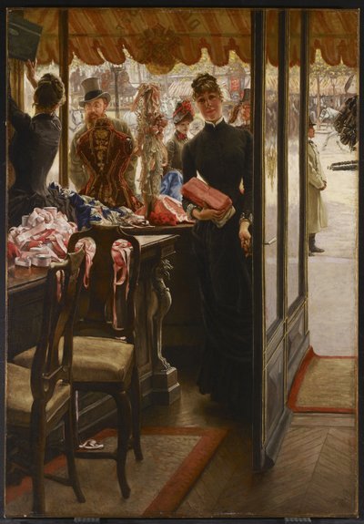 A menina da loja, 1883-85 de James Jacques Joseph Tissot