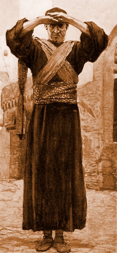 Ezequiel por J James Tissot - Bíblia de James Jacques Joseph after Tissot