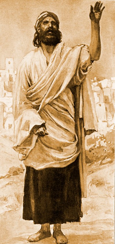Oséias por J James Tissot - Bíblia de James Jacques Joseph after Tissot