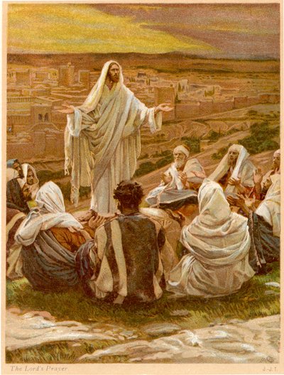 Oração do Senhor - São Lucas, capítulo 11 - Bíblia de James Jacques Joseph after Tissot
