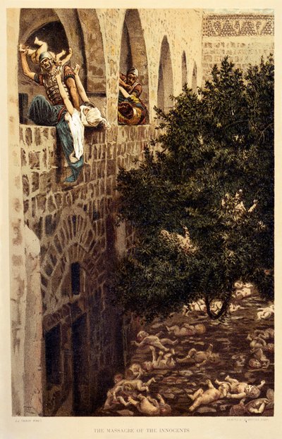 O Massacre dos Inocentes, São Lucas, Bíblia de James Jacques Joseph after Tissot