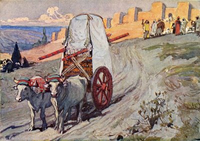A arca enviada por J James Tissot - Bíblia de James Jacques Joseph after Tissot