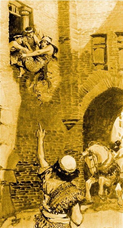 A morte de Jezabel por J James Tissot - Bíblia de James Jacques Joseph after Tissot