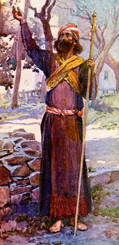 Zacarias por J James Tissot - Bíblia de James Jacques Joseph after Tissot